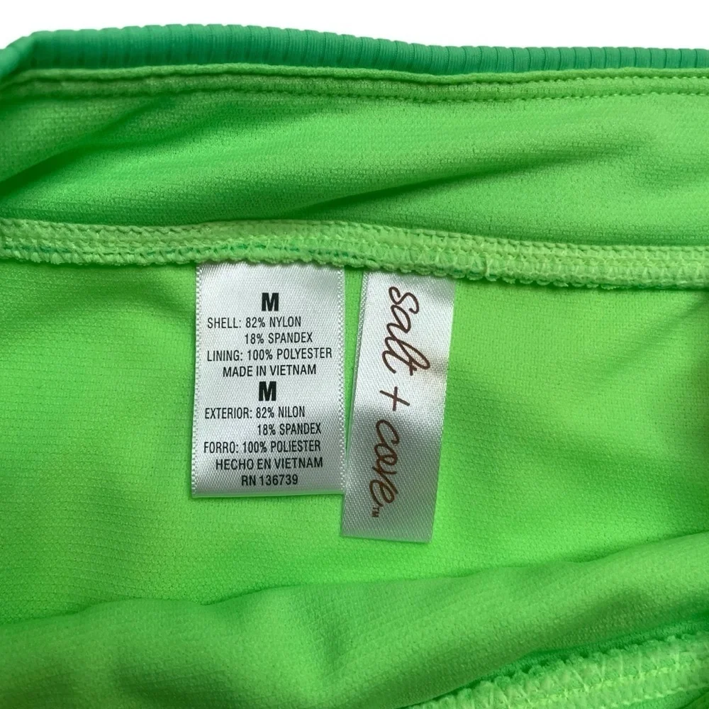 Salt + Cove Green Colorblock Bikini Bottoms Mint Medium New